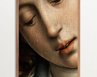 Renaissance schilderijprint – Altered Art, Dark Academia, Sfeervolle woondecoratie