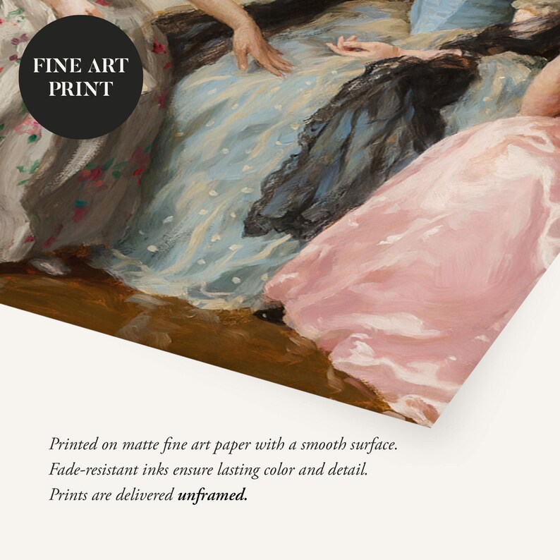 Close-up of a fine art print on matte paper showing smooth texture and rich color detail, demonstrating professional giclée printing quality with fade-resistant inks for long-lasting beauty.