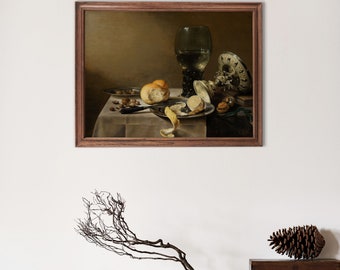 オランダ静物画｜バロック絵画｜食品静物画｜アンティーク油絵プリント