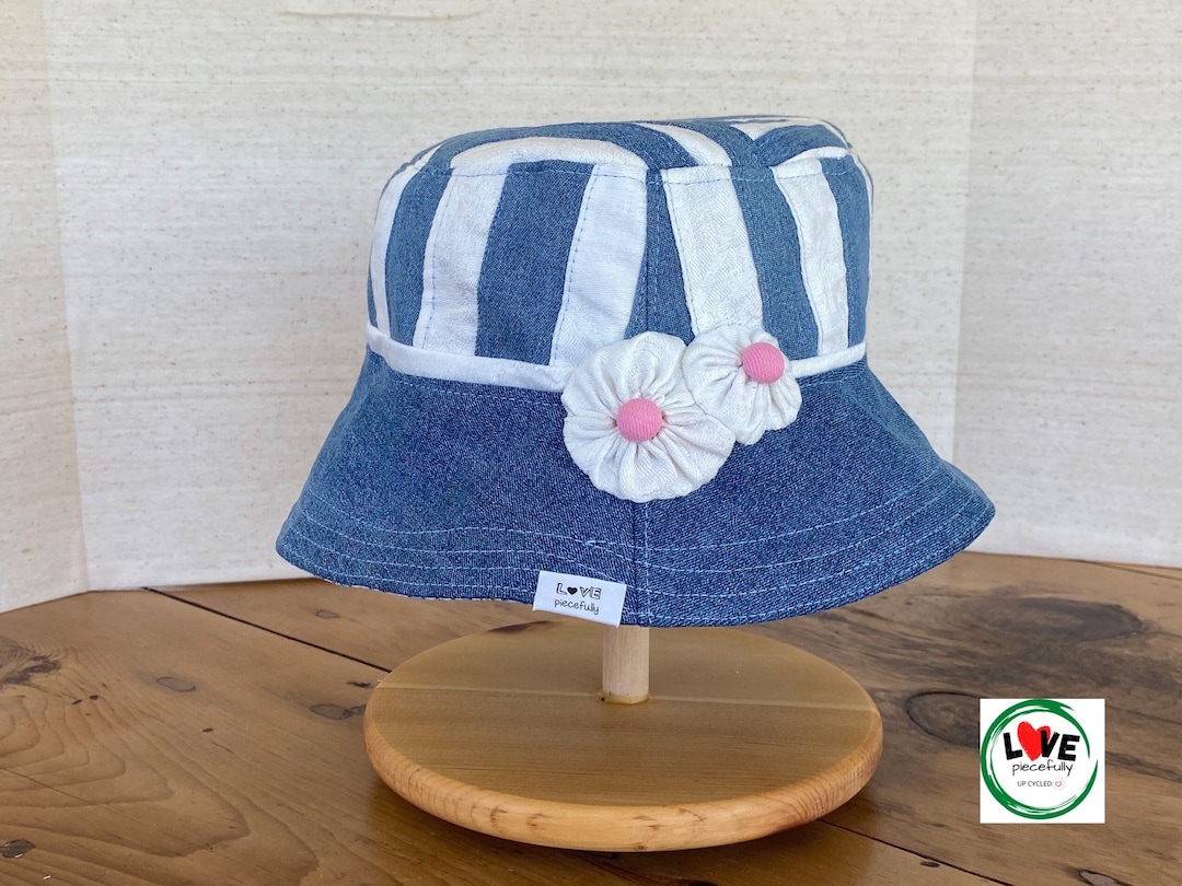 Cute Bucket Hat for Women and Teens. Fresh Look of Denim and Etsy