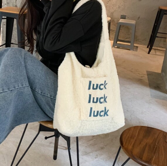 fluffy bags aesthetic