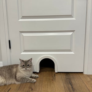 Cat Door Pet Entryway Pet Door Interior Cat Door Interior Cat Door Indoor Pet Door Small Dog Door Simple Arch Etsy