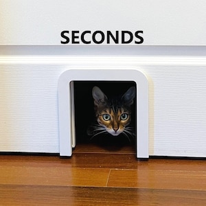 Cat Door *Seconds*- Pet Entryway - Large Pet Door - Indoor Pet Door - Interior Cat Door - Small Dog Door - Simple Rectangular Arch