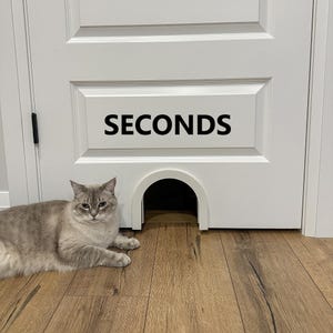 Cat Door *Seconds* - Pet Entryway - Pet Door - Indoor Pet Door - Interior Cat Door - Simple Arch