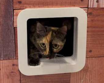 Cat Hole for Interior Wall or Door Cat Portal Simple Modern Cat Door
