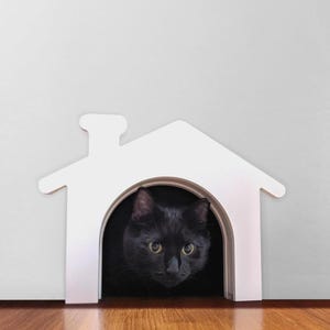 Cat Door - Pet Entryway - Pet Door - Indoor Pet Door - Interior Cat Door - House Door