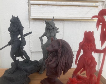 Custom 6in~ statue printing service