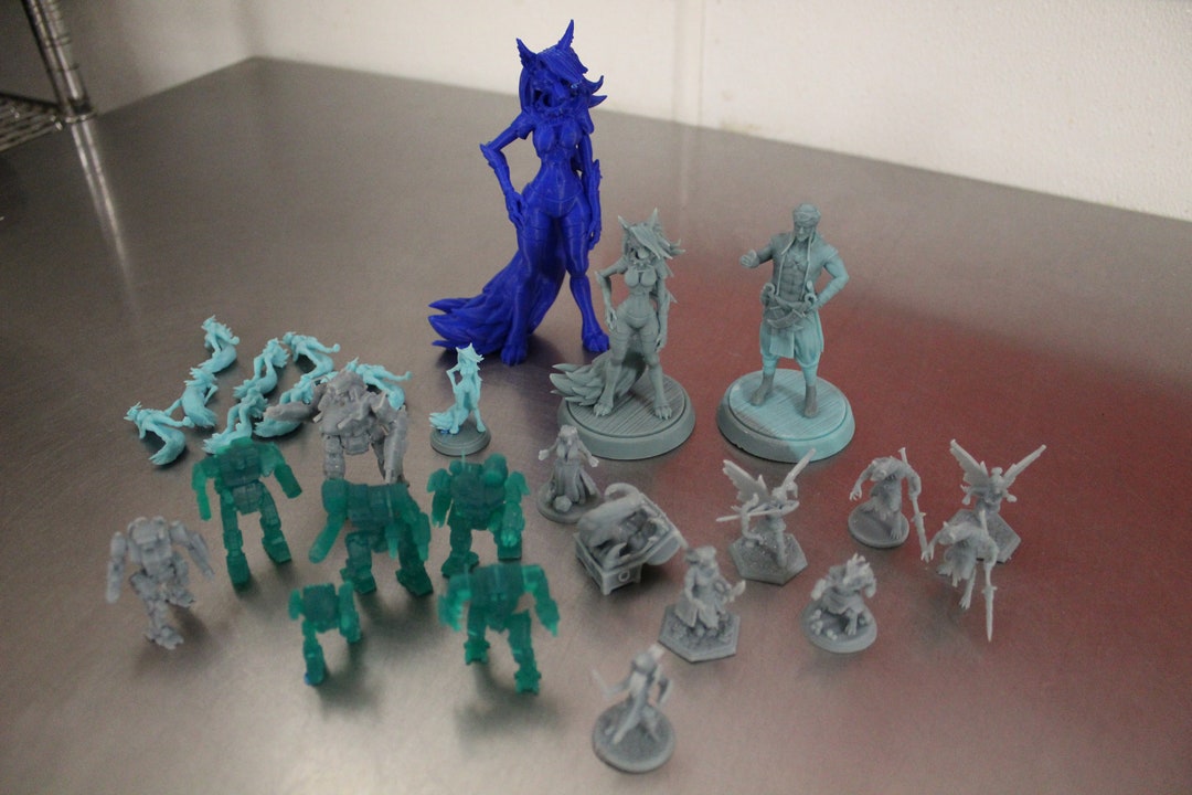 Custom Miniatures Printing Serivice - Etsy