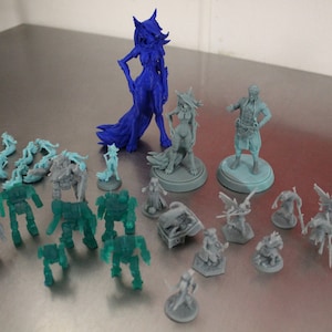 Custom Miniatures Printing Serivice