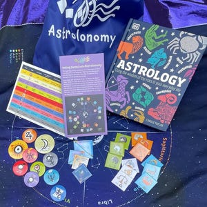 FULL Astrolonomy  "As above; So below" Astrology Learning Tool Set: creative interactive learning for 10 and up; Astrology’s building blocks