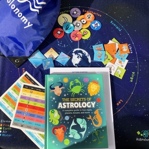 Astrolonomía "Como es arriba, es abajo" Conjunto completo de herramientas de aprendizaje de astrología: conjunto de aprendizaje interactivo creativo para todas las edades; Conciencia astrológica