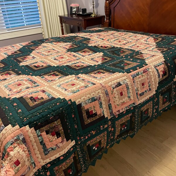 Log Cabin Heart Etsy