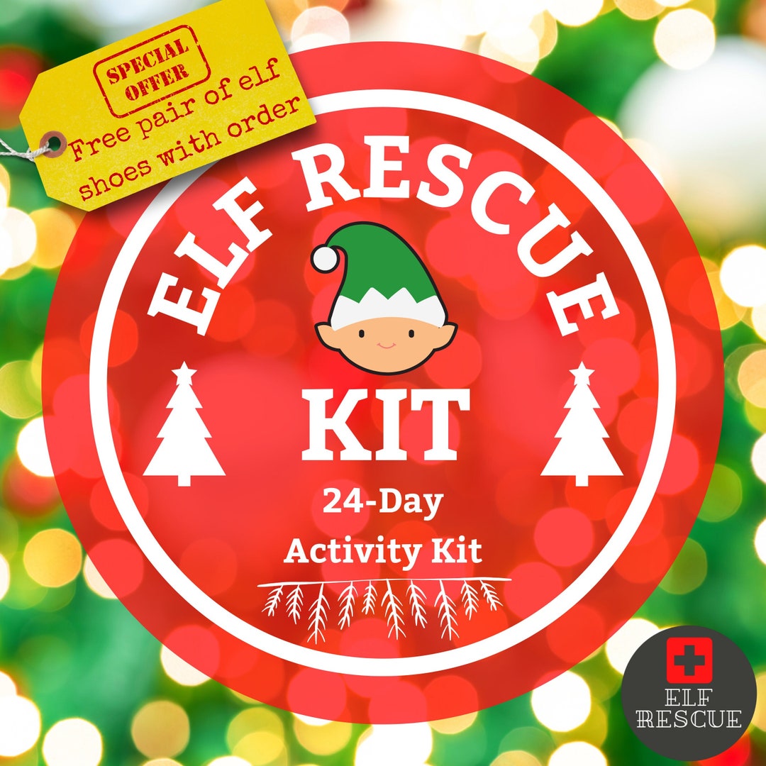 24-day Elf Activity Kit Elf Accessories Kit Elf Props