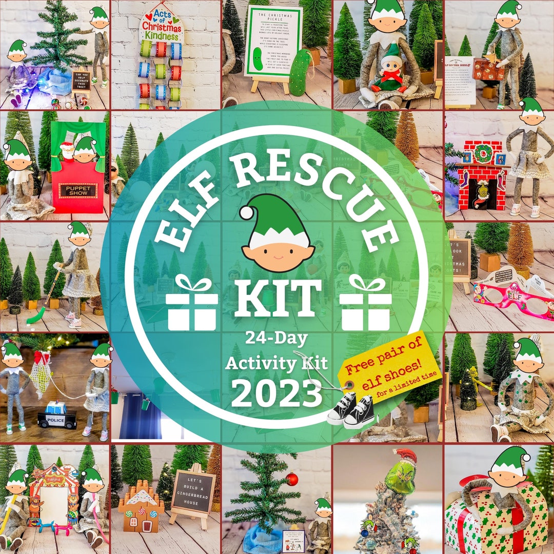 2023 ELF 24day Activity Kit Elf Accessories Kit Elf Props Elf Antics