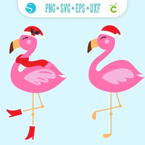 New Year Flamingo SVG Vector Cricut, Pink Flamingo Layered, Flamingo cut SVG for Cricut Flamingo PNG clipart Flamingo Silhouette svg vector
