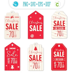 Red Christmas Tags SVG Cricut file Christmas Tags Handmade svg Christmas tags cut SVG Merry Christmas Tags Printable Christmas tags Editable