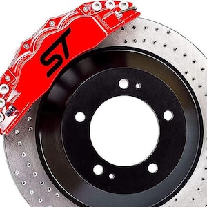6 Stück Ford ST Bremssattel Aufkleber