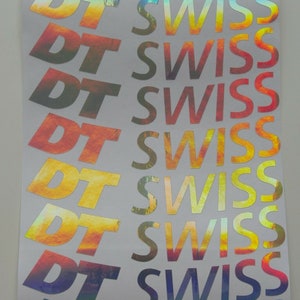 DT Swiss decals stickers set for 700c rim wheels Vinyl image 2