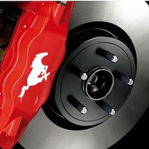 4 stuks Ford Mustang-logostickers voor remklauwvinyl gt