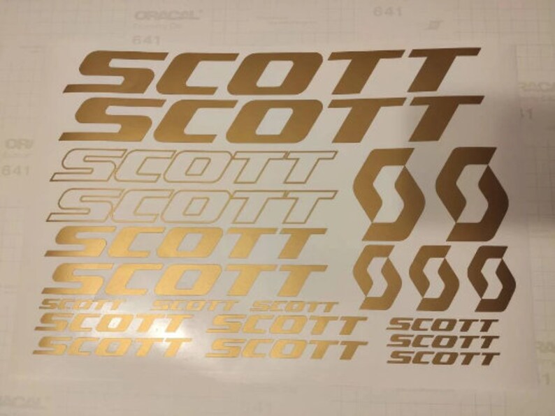 Scott Roxter Sticker Scott Stickers Decals Set for Bike Frame Scott Sport - Etsy