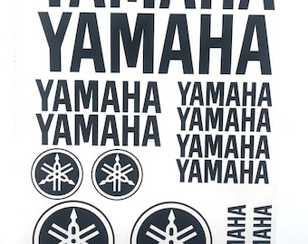 Yamaha stickers stickerset voor buitenboordmotor motorfiets vinylafbeelding