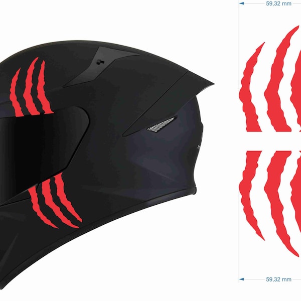 Motorcycle Helmet Stickers Etsy UK