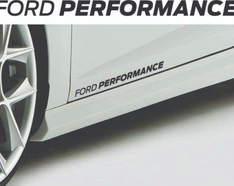 2 pezzi FORD PERFORMANCE Decal Sticker Sport Racing Stripe Emblem Car Truck suv f-150