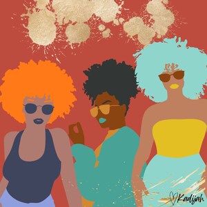 Sunglass Shawty | Digital Print| Black Woman Art | Digital Art Prints | Afro | Black Woman