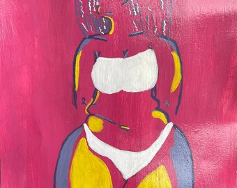 Thick Momma| Acrylic Painting| Hand Painted| Acrylic| Gloss