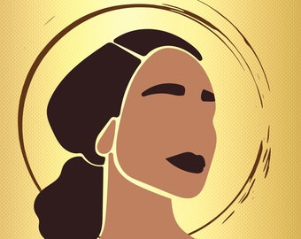 Brave| Digital Print| Black Woman Art | Digital Art Prints
