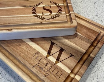 Personalized Cutting Board | Engraved Cutting Board | Custom Cutting Board | Wedding Gift | Housewarming Gift | Charcuterie Board