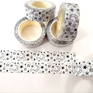 The cute star and moon patten washi tape