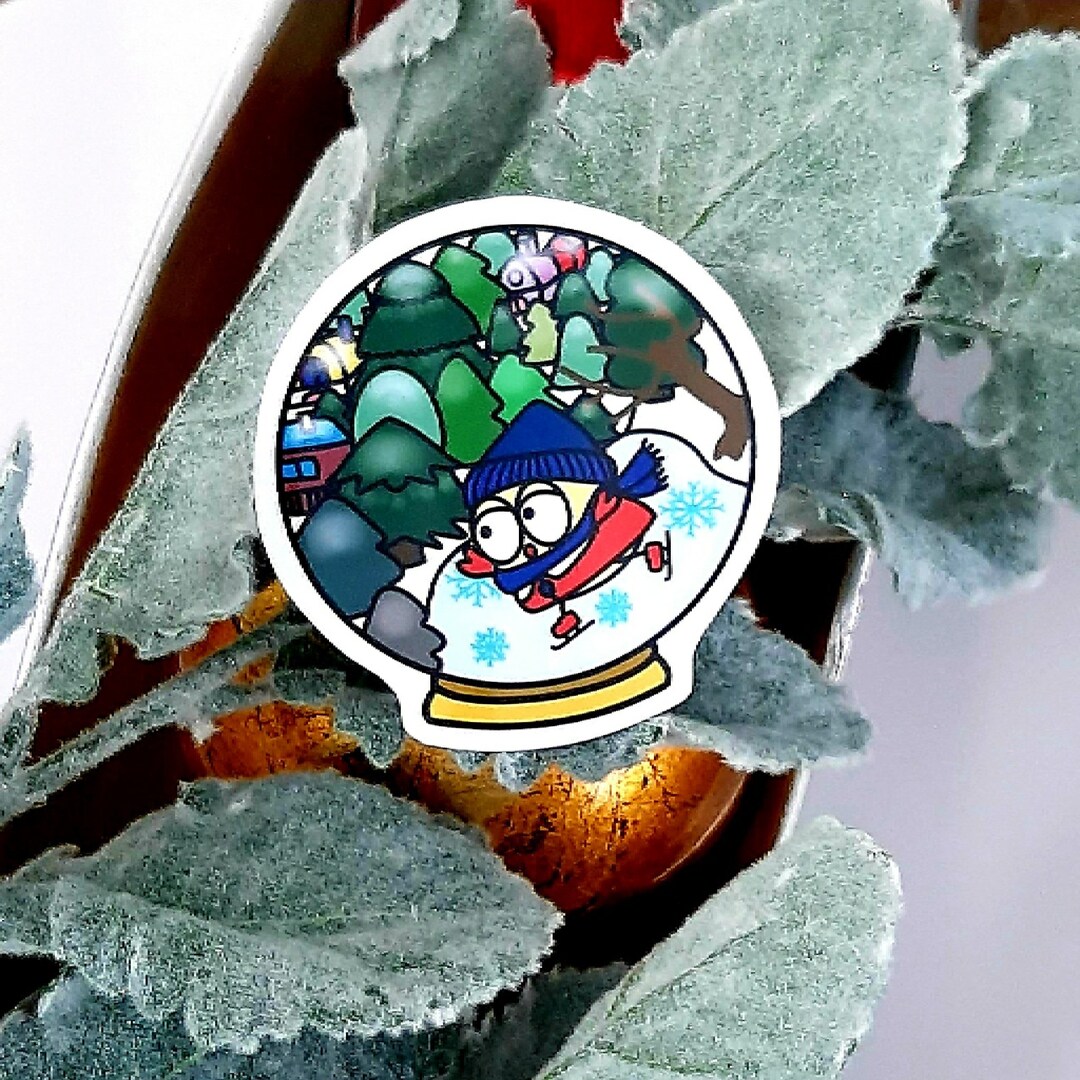 Snowball Vinyl Sticker, Laptop Decal - Etsy