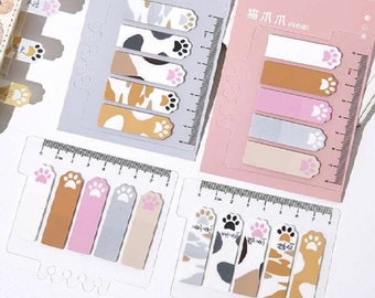 The cute cat paw sticky tab