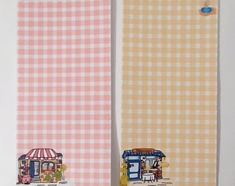 The cozy café memo notepad