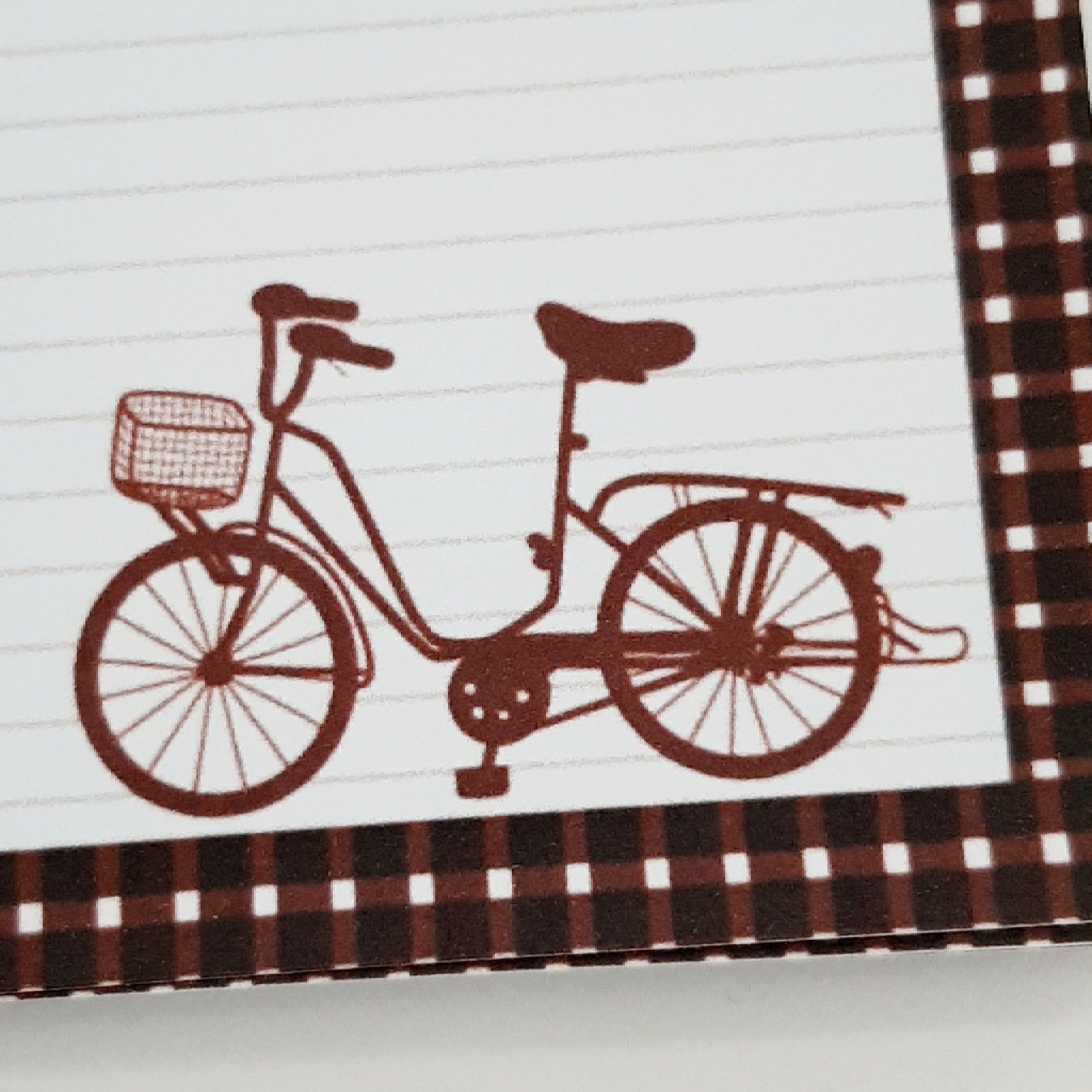 Bicycle Memo Notepad, Handmade Illustration, To-do List - Etsy