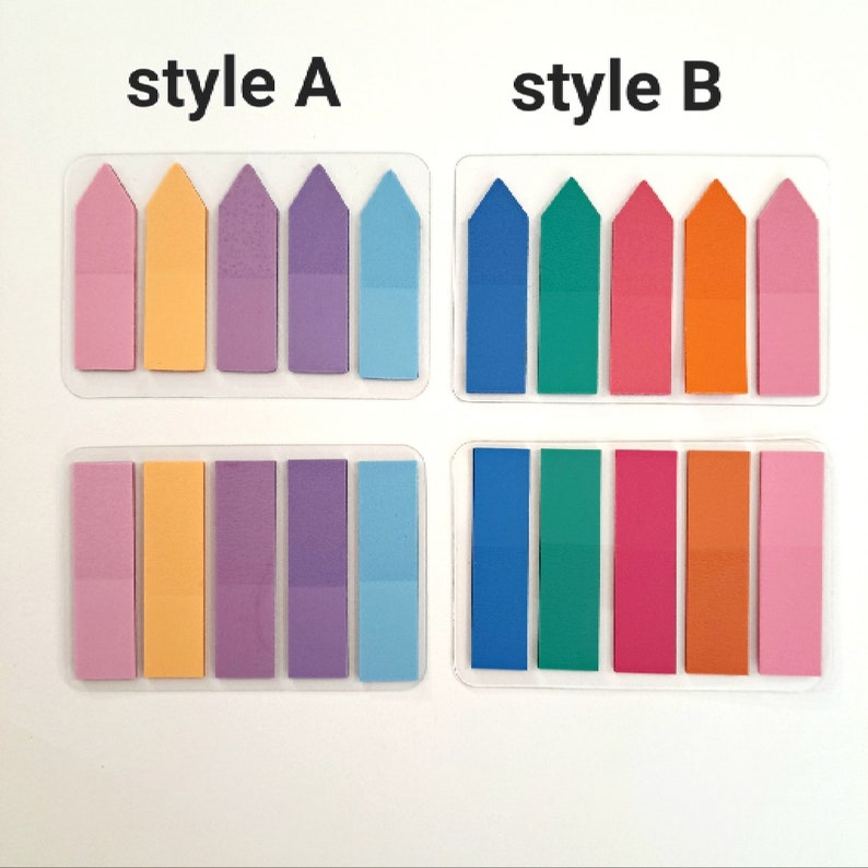The Sticky Tab ( 2 Different Style) - Etsy