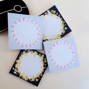 Heart and star cute memo notepad, stationery, To -Do-List