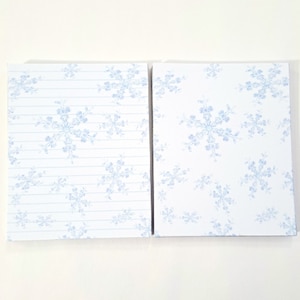 The snow flake memo notepad