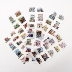 The cozy house washi sticker sheet
