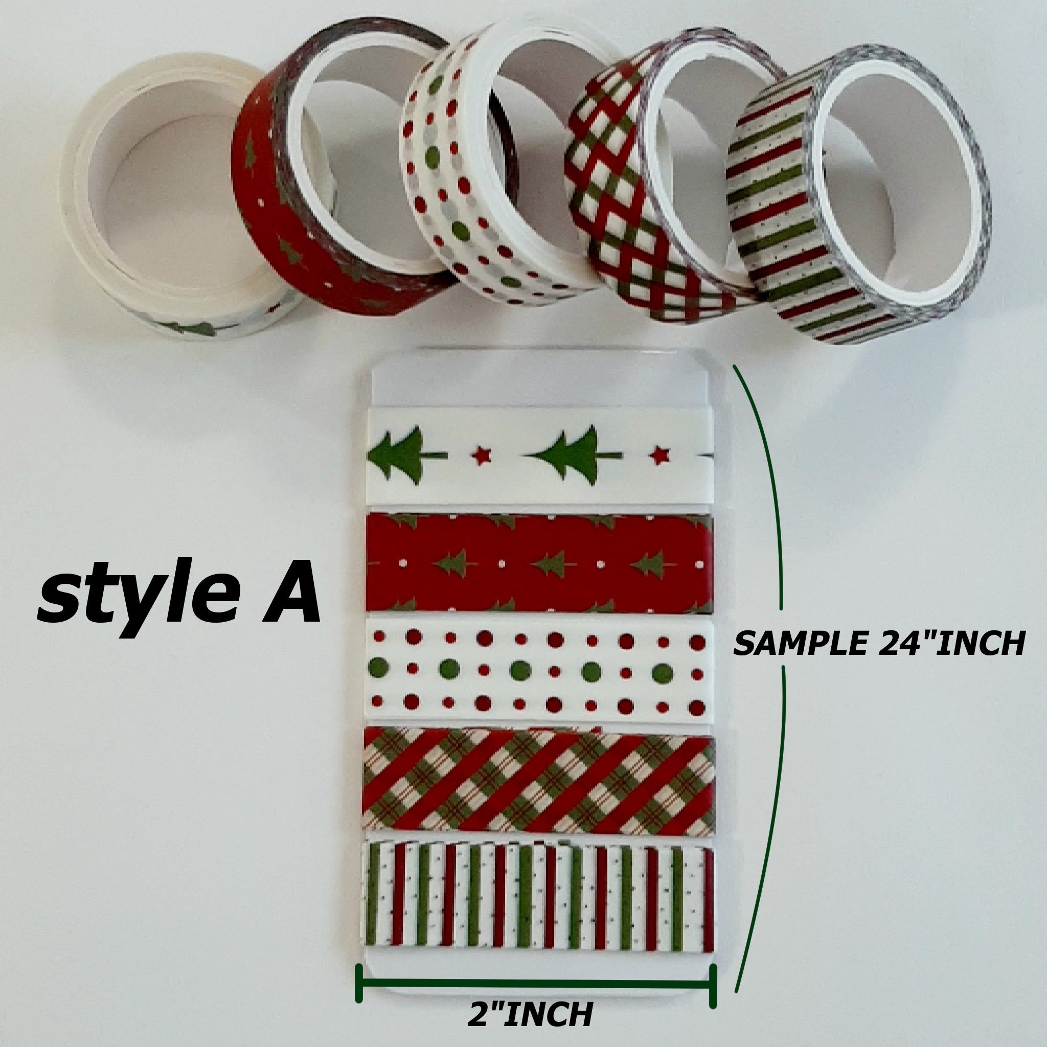 Merry Christmas Washi Tapes, Christmas Decorative Tape – MyKawaiiCrate