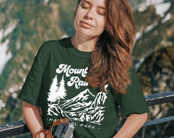 Mount Rainier National Park Unisex T-Shirt, Washington State Mountain Shirt