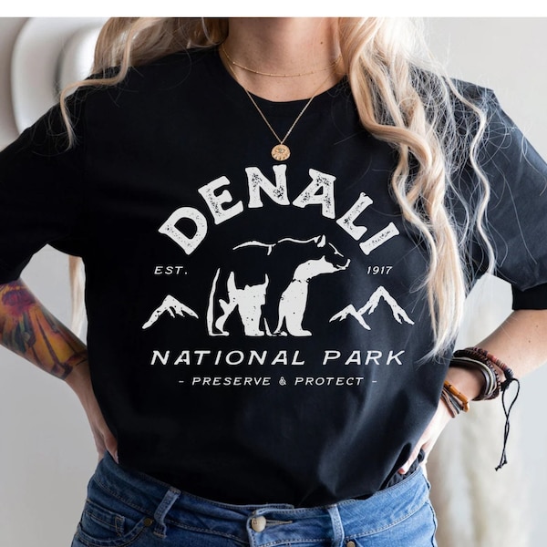 Denali National Park Unisex T-Shirt | Alaska National Park Shirt | National Park Apparel | Denali Tee | National Park Apparel