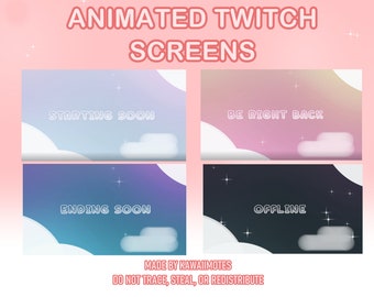 GEANIMEERDE TWITCH-SCHERMEN | Leuke Twitch-schermen | Animatie Binnenkort beschikbaar | Eindigt binnenkort | Offline | Ben zo terug