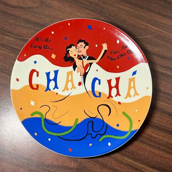 Cha Cha Dancers Decorative 10" Plate - The Dance