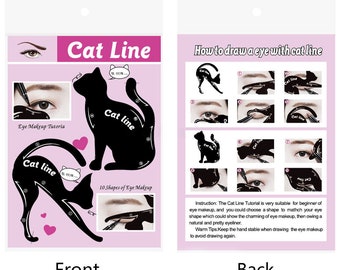 eyeliner stencil 500 items etsy