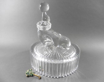 Glass Seal Art Sculpture