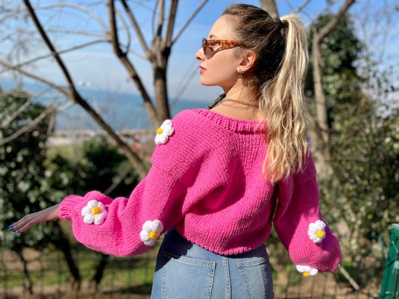 Puffy chunky sweater cheap