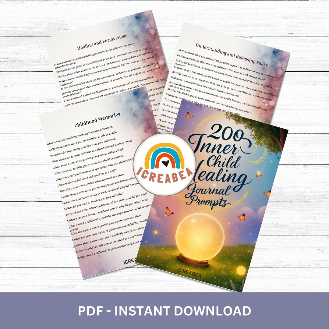 200 Inner Child Healing Journal Prompts | Shadow Work & Self-love ...