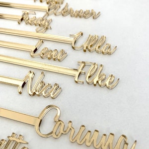 Wedding favor ideas, Custom Name Drink Stirrer, Acrylic Drink Names, Wedding place names, Wedding barware Cocktail Party Drink Stirrers,